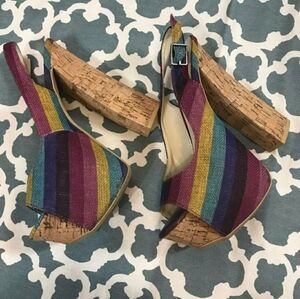 FRH Platform Heels With Cork Base